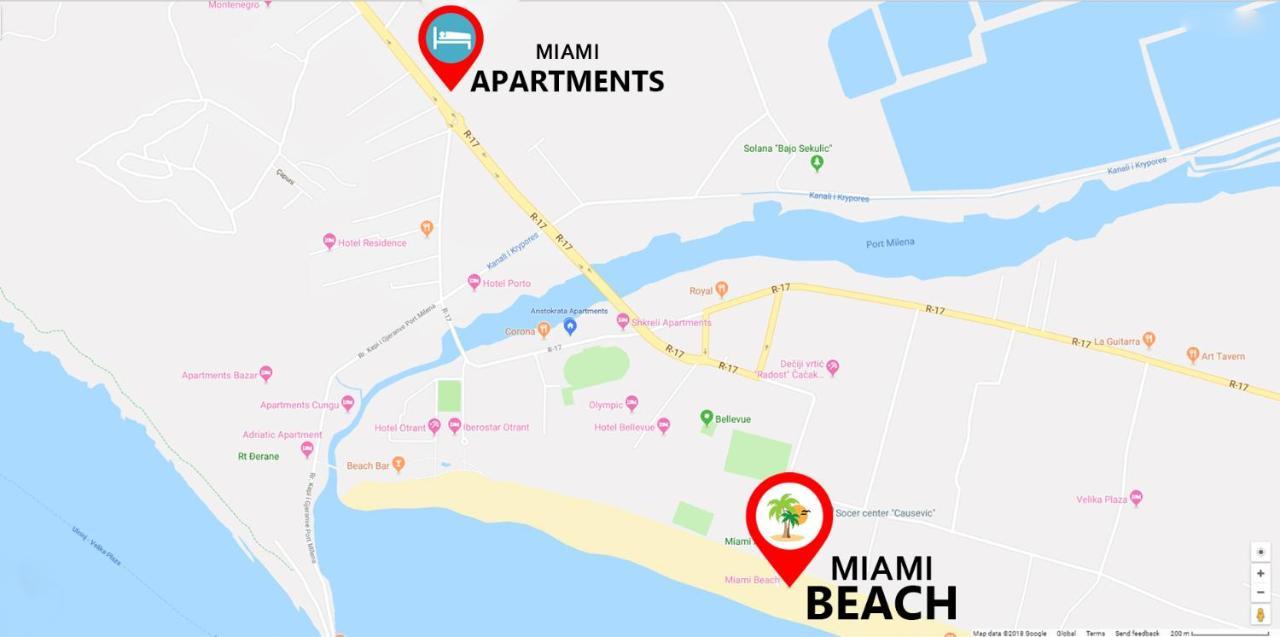 Miami Apartments Ούλτσιν Εξωτερικό φωτογραφία